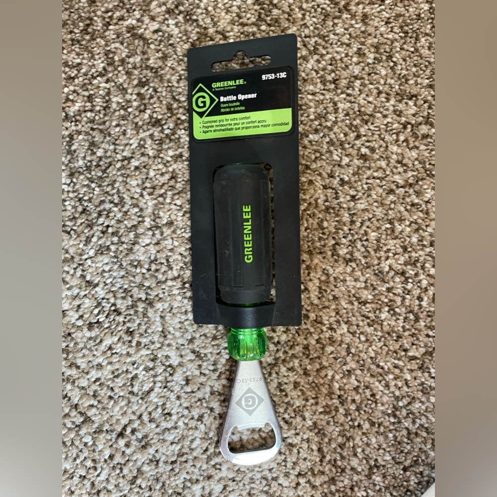 🩵Greenlee bottle opener tool